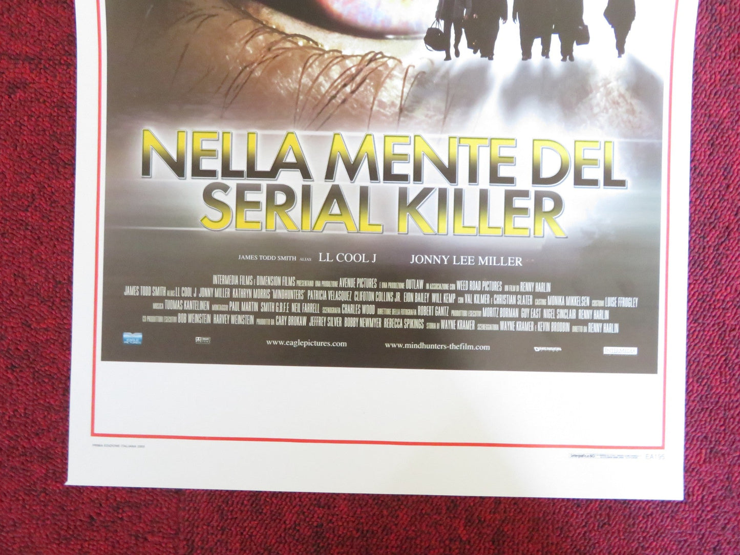 NELLA MENTE DEL SERIAL KILLER ITALIAN LOCANDINA POSTER VAL KILMER LL COOL J 2005 Rendezvous Cinema Movie posters