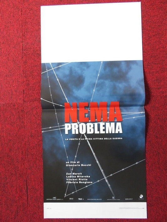 NEMA PROBLEMA ITALIAN LOCANDINA (27.5"x12.5") POSTER GIANCARLO BOCCHI 2004 Movie posters