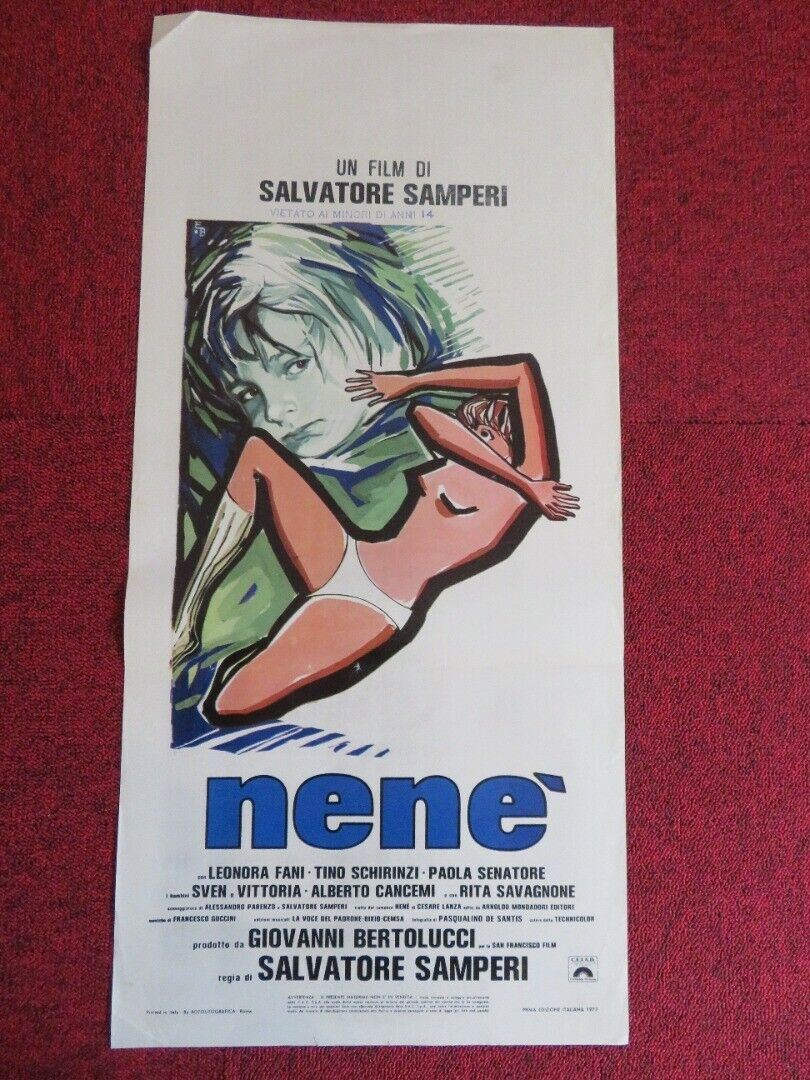 NENE / Sweet Adolescents ITALIAN LOCANDINA (27.5"x13") POSTER S SAMPERI 1977 Movie posters