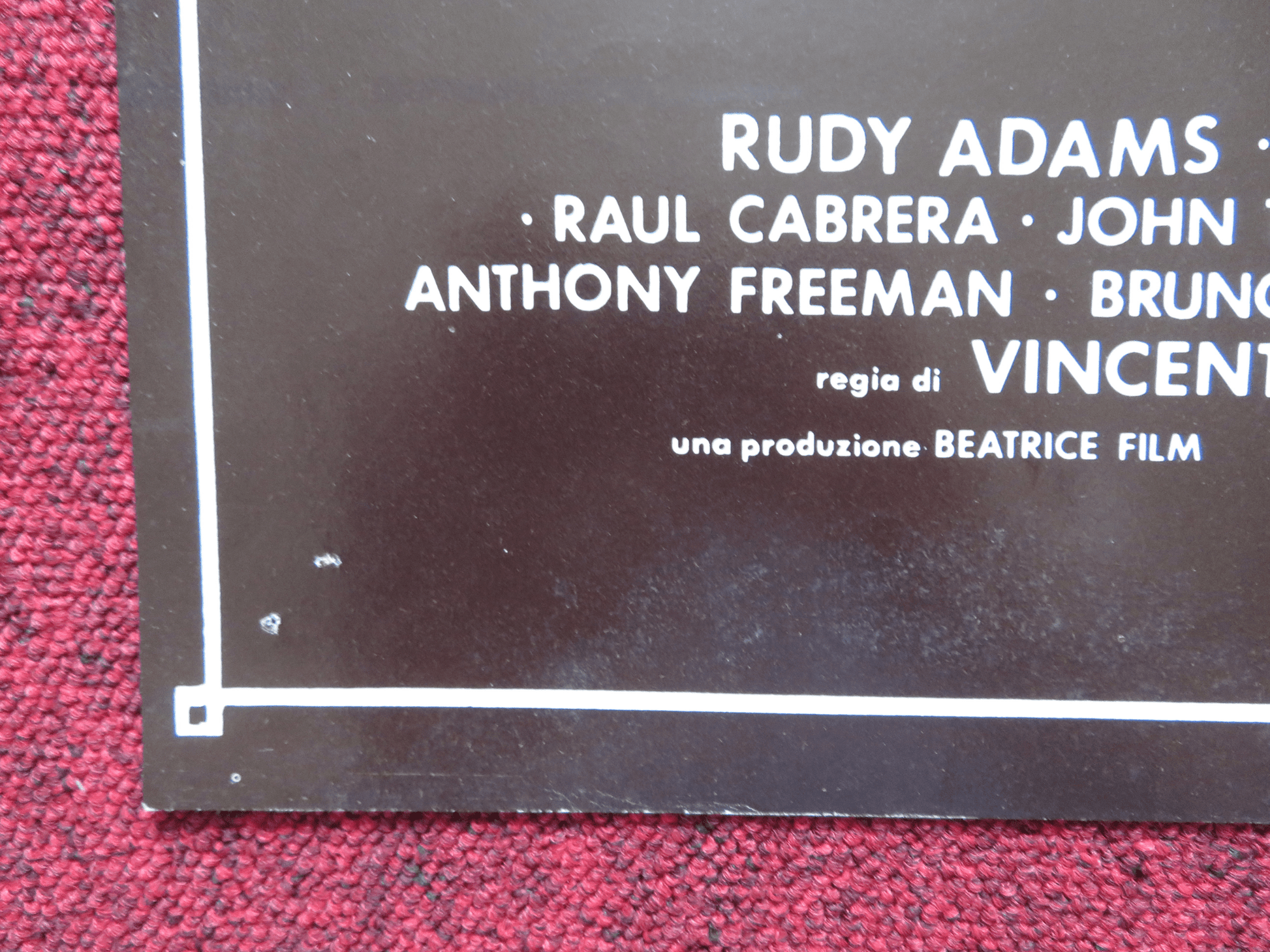 NERONE E POPPEA - B FOTOBUSTA POSTER RUDY ADAMS PATRICIA DEREK 1982 Rendezvous Cinema Movie posters