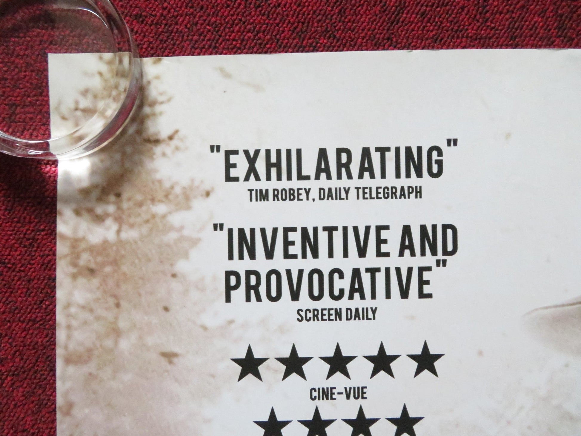 NERUDA UK QUAD ROLLED POSTER GAEL GARCIA BERNAL LUIS GNECCO 2016 Rendezvous Cinema Movie posters