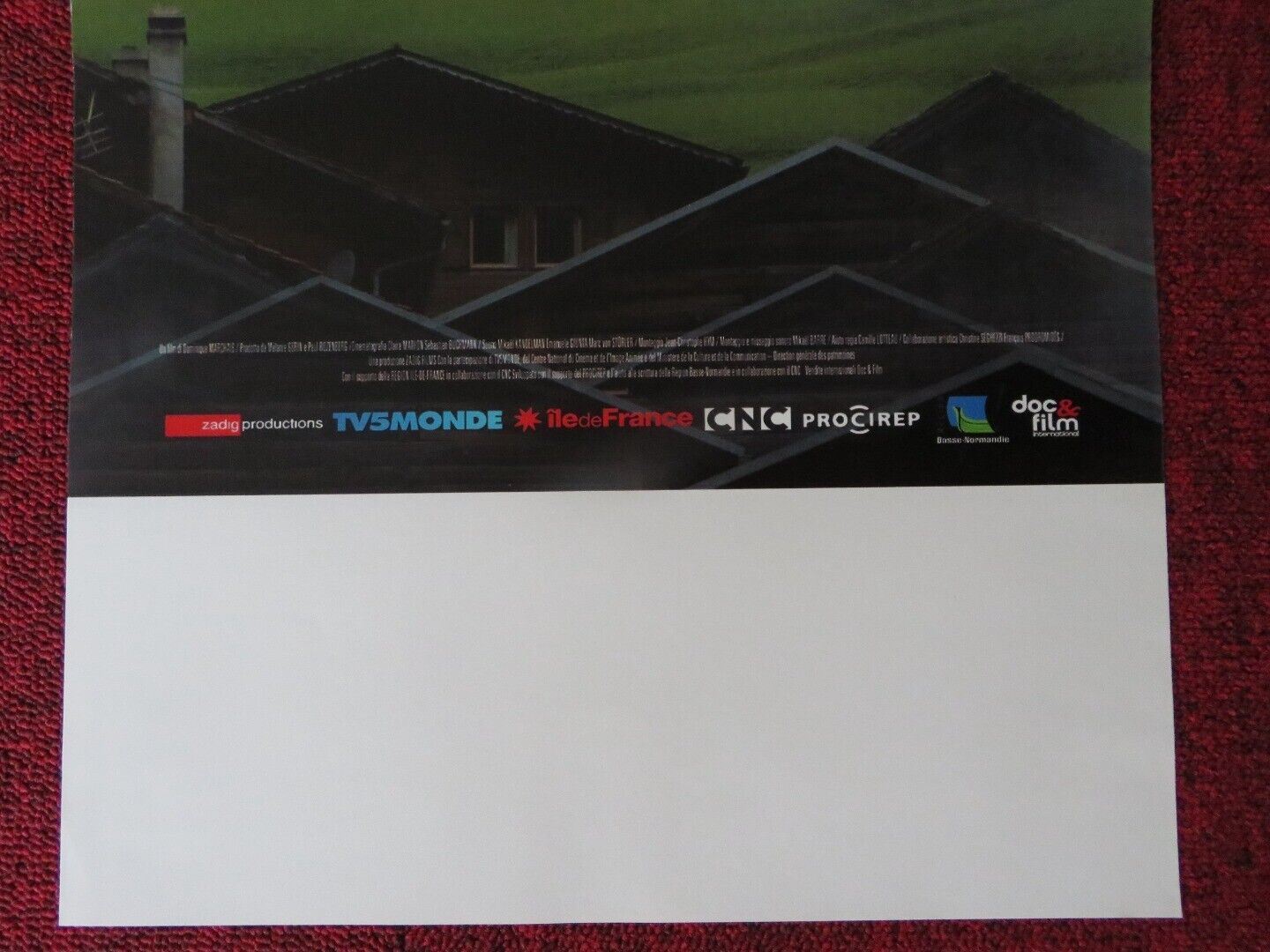 NESSUN UOMO E UN ISOLA ITALIAN LOCANDINA (27.5"x12.5") POSTER 2017 - Rendezvous Cinema