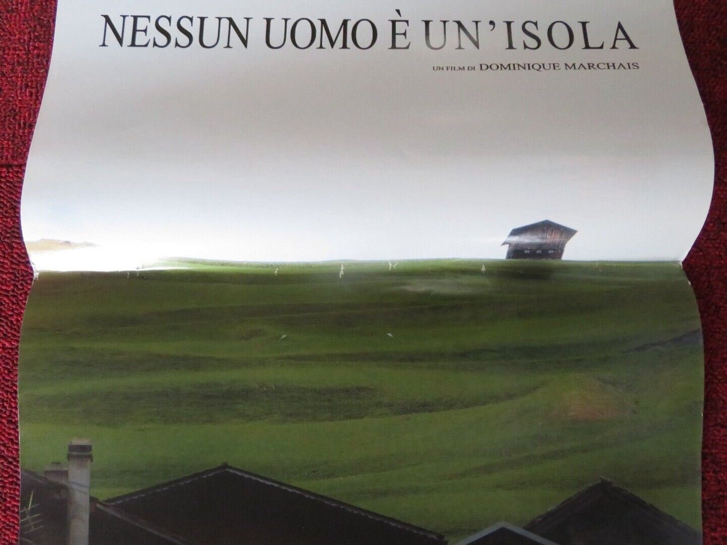 NESSUN UOMO E UN ISOLA ITALIAN LOCANDINA (27.5"x12.5") POSTER 2017 - Rendezvous Cinema