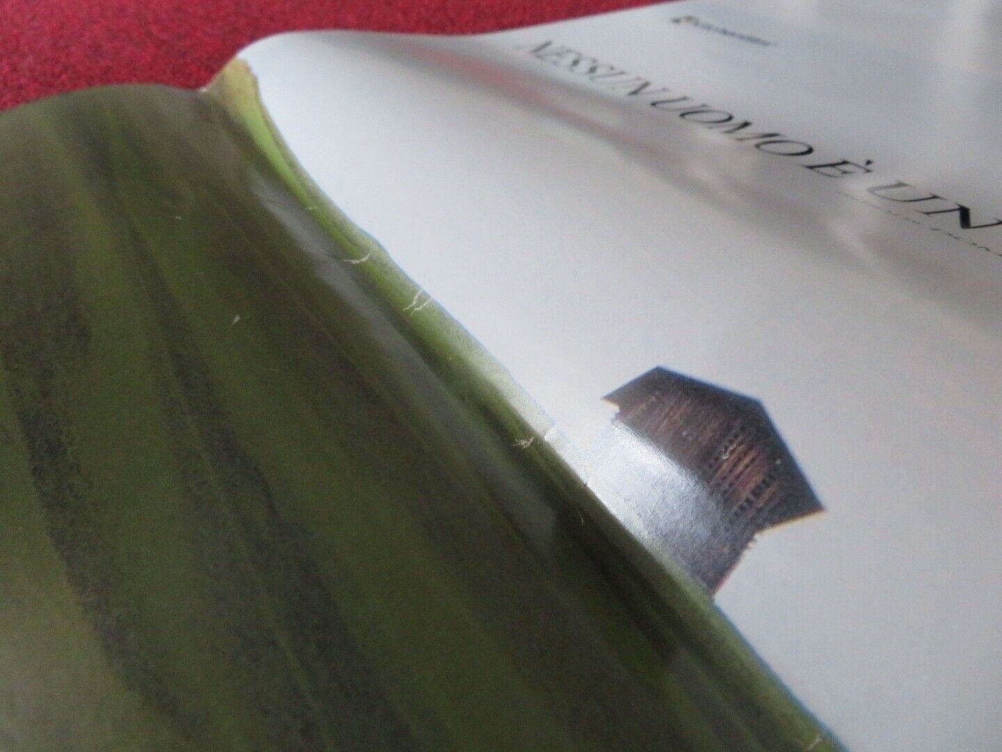 NESSUN UOMO E UN ISOLA ITALIAN LOCANDINA (27.5"x12.5") POSTER 2017 - Rendezvous Cinema