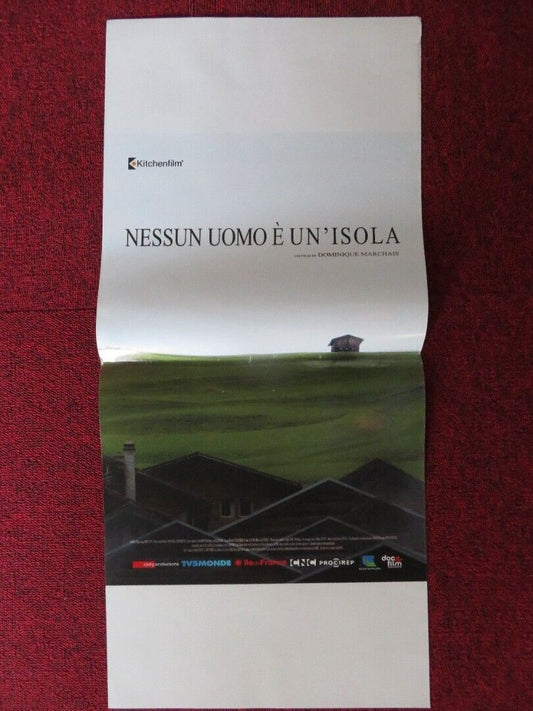 NESSUN UOMO E UN ISOLA ITALIAN LOCANDINA (27.5"x12.5") POSTER 2017 - Rendezvous Cinema
