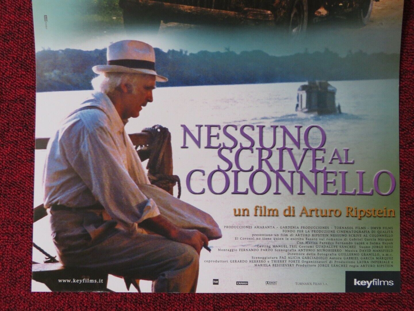 NESSUNO SCRIVE AL COLONNELLO ITALIAN LOCANDINA POSTER E GERMANO 2007 Movie posters