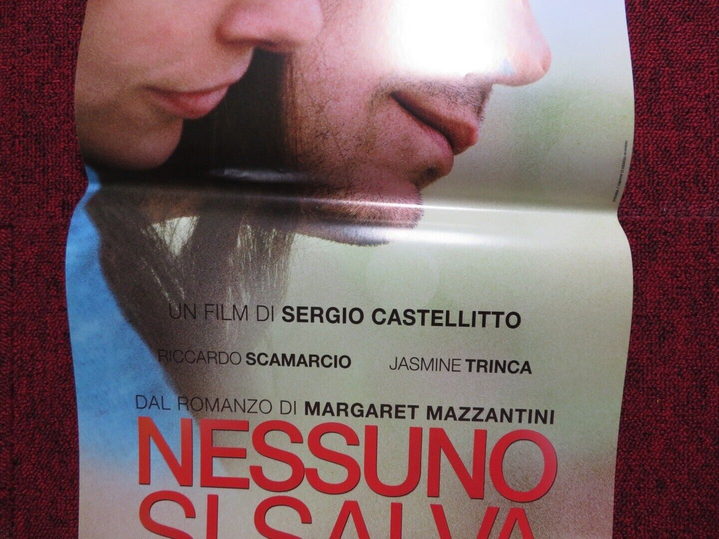NESSUNO SI SALVA DA SOLO ITALIAN LOCANDINA (26.5"x12.5") POSTER J TRINCA 2015 - Rendezvous Cinema