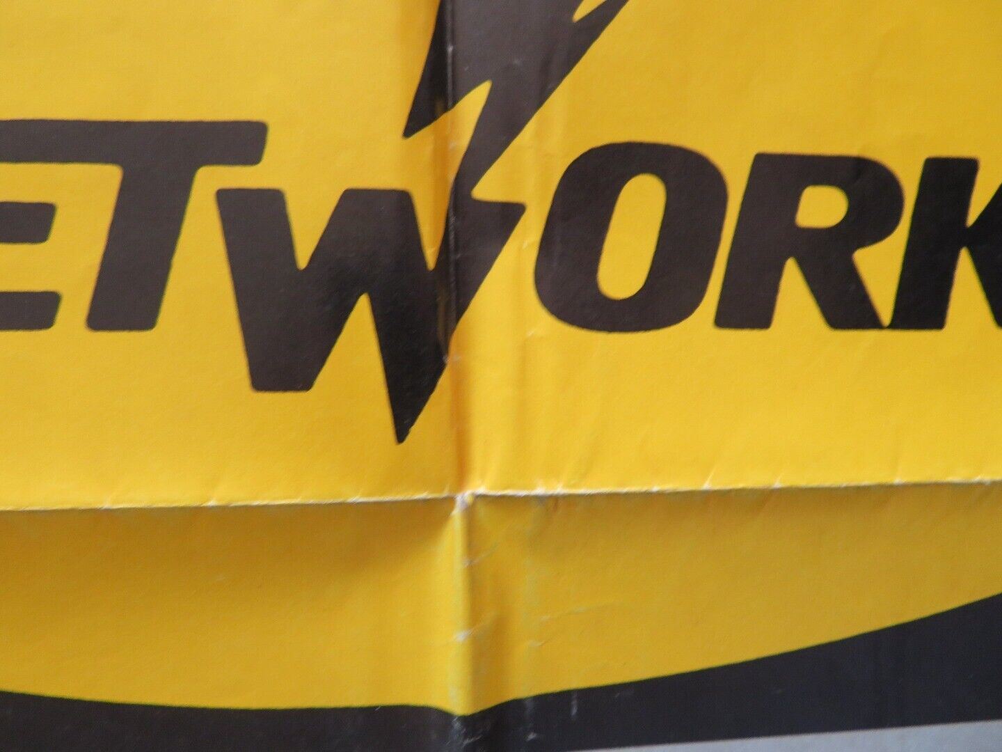 NETWORK FOLDED US ONE SHEET POSTER ACADEMY AWARDS ROBERT DUVALL FAYE DUNAWAY '76 Movie posters