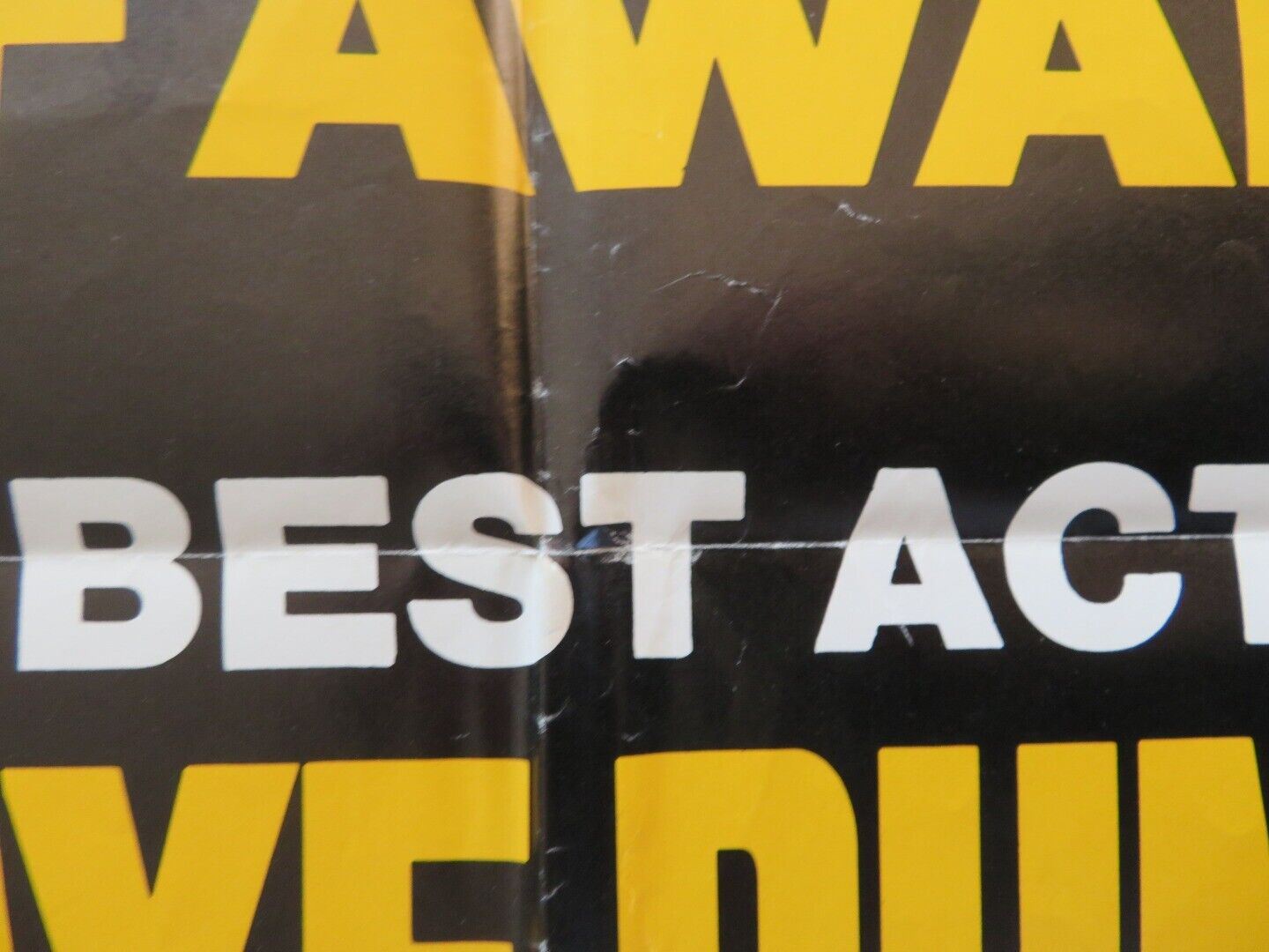 NETWORK FOLDED US ONE SHEET POSTER ACADEMY AWARDS ROBERT DUVALL FAYE DUNAWAY '76 Movie posters