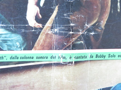 NEVADA SMITH - A ITALIAN FOTOBUSTA POSTER STEVE MCQUEEN KARL MALDEN 1966 Rendezvous Cinema Movie posters