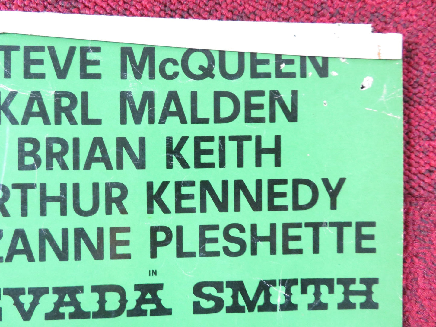 NEVADA SMITH - A ITALIAN FOTOBUSTA POSTER STEVE MCQUEEN KARL MALDEN 1966 Rendezvous Cinema Movie posters