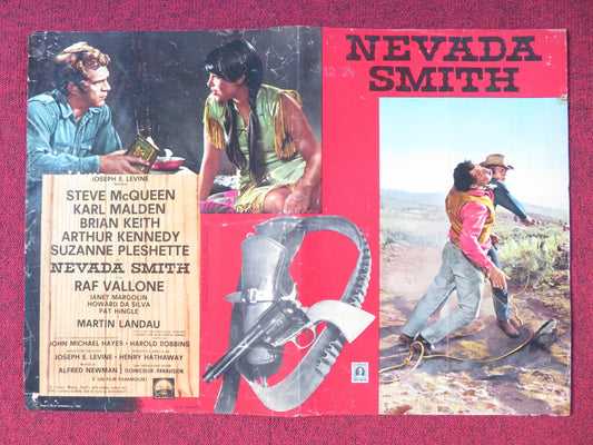 NEVADA SMITH - C ITALIAN FOTOBUSTA POSTER STEVE MCQUEEN KARL MALDEN 1966 Rendezvous Cinema Movie posters