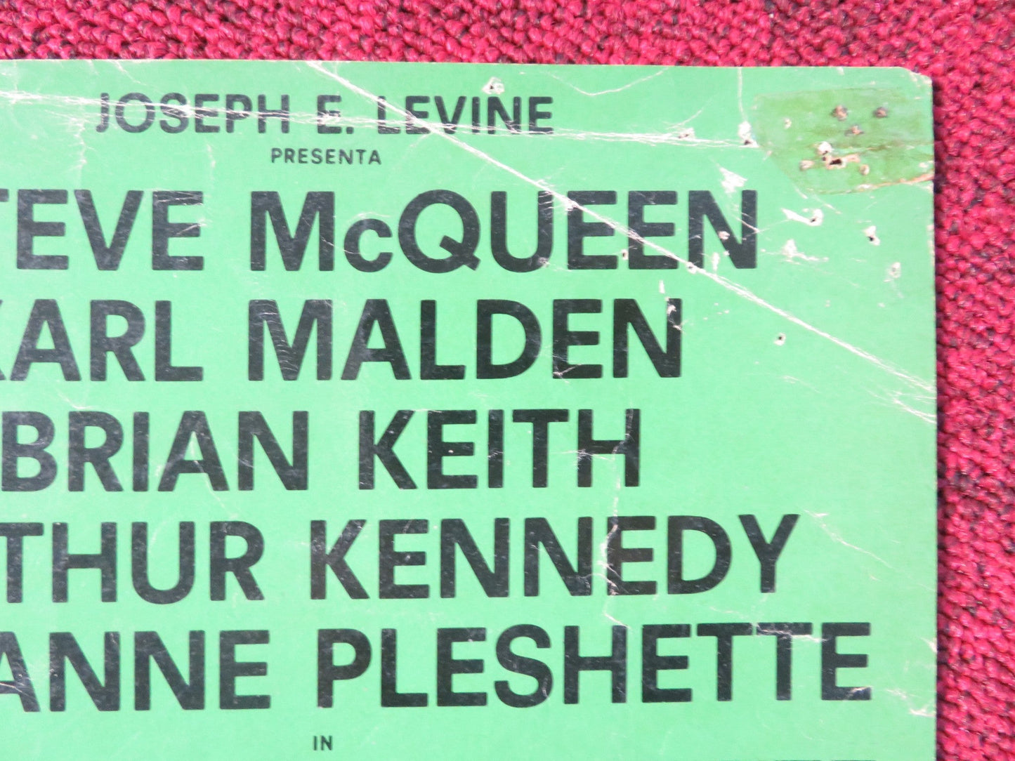 NEVADA SMITH - D ITALIAN FOTOBUSTA POSTER STEVE MCQUEEN KARL MALDEN 1966 Rendezvous Cinema Movie posters