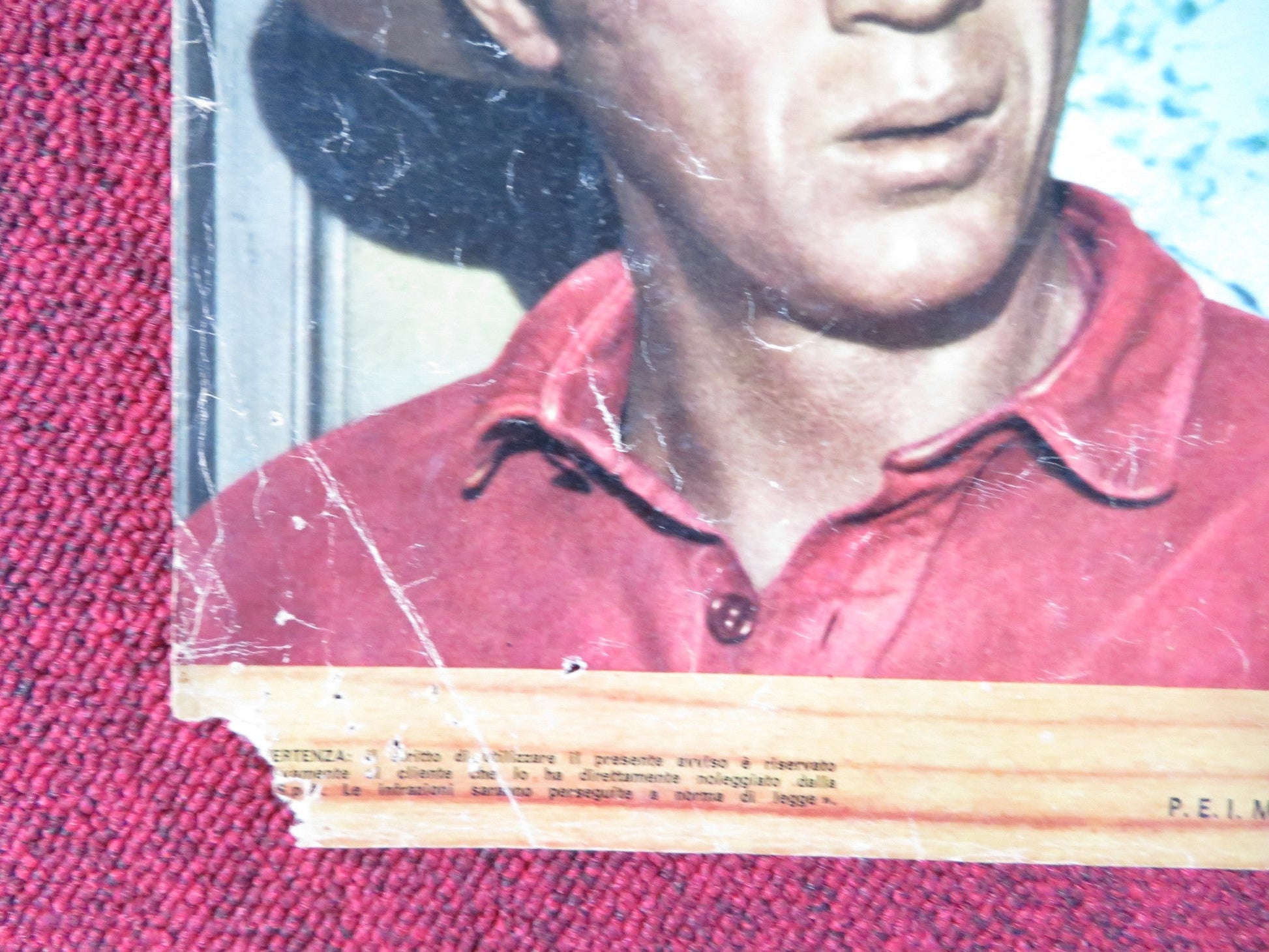 NEVADA SMITH - D ITALIAN FOTOBUSTA POSTER STEVE MCQUEEN KARL MALDEN 1966 Rendezvous Cinema Movie posters