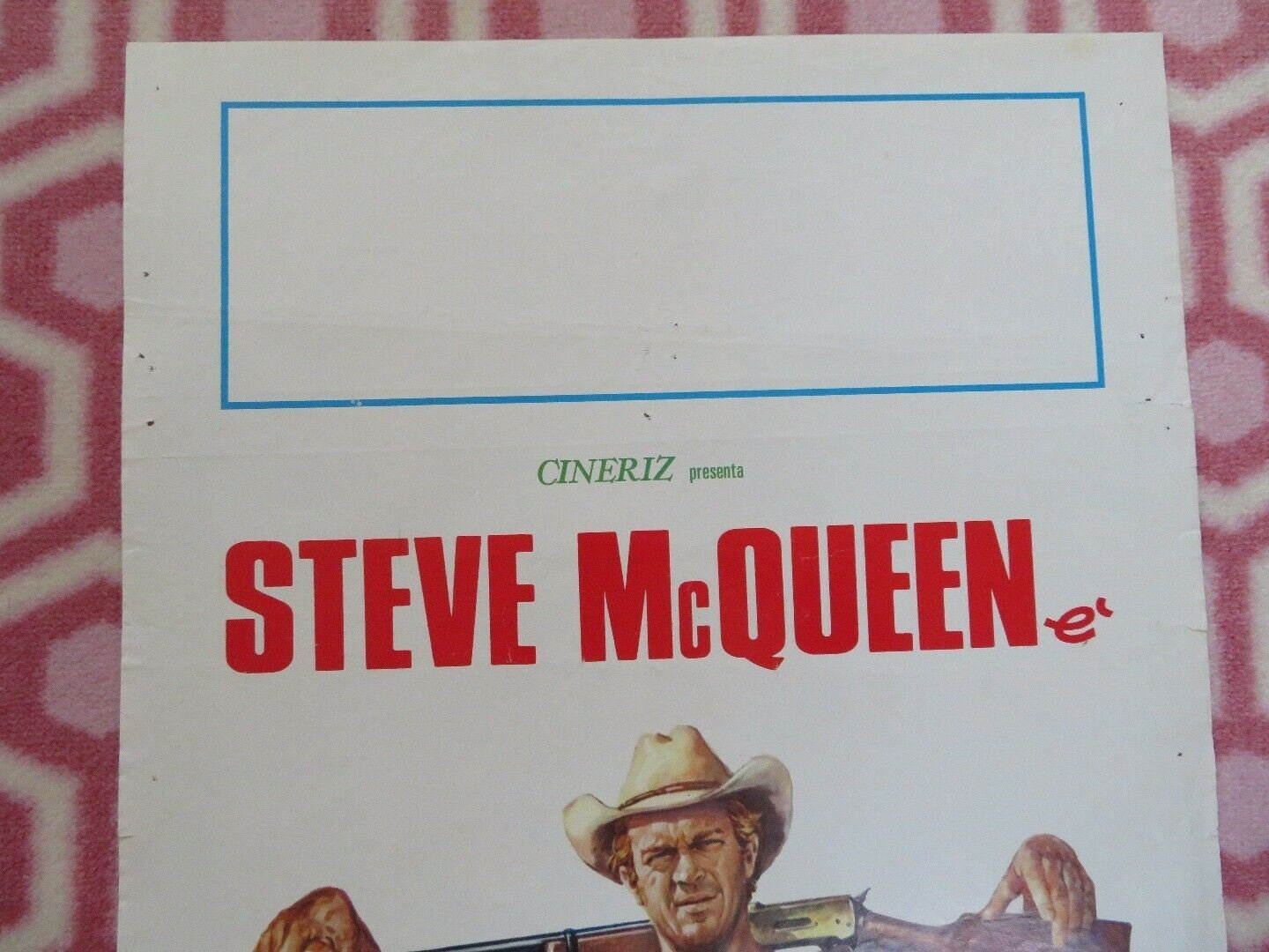 NEVADA SMITH ITALIAN LOCANDINA (27" x 13") POSTER STEVE MCQUEEN 1966 - Rendezvous Cinema