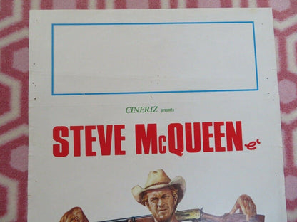 NEVADA SMITH ITALIAN LOCANDINA (27" x 13") POSTER STEVE MCQUEEN 1966 - Rendezvous Cinema