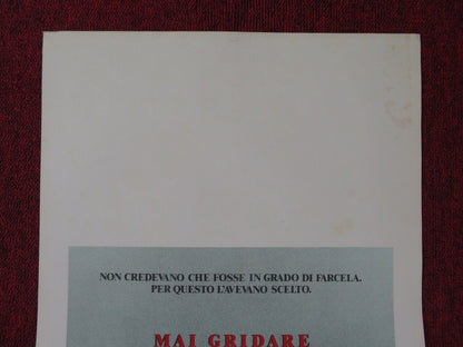 NEVER CRY WOLF ITALIAN LOCANDINA (27.5"x13") POSTER DISNEY C MARTIN SMITH 1983 Movie posters