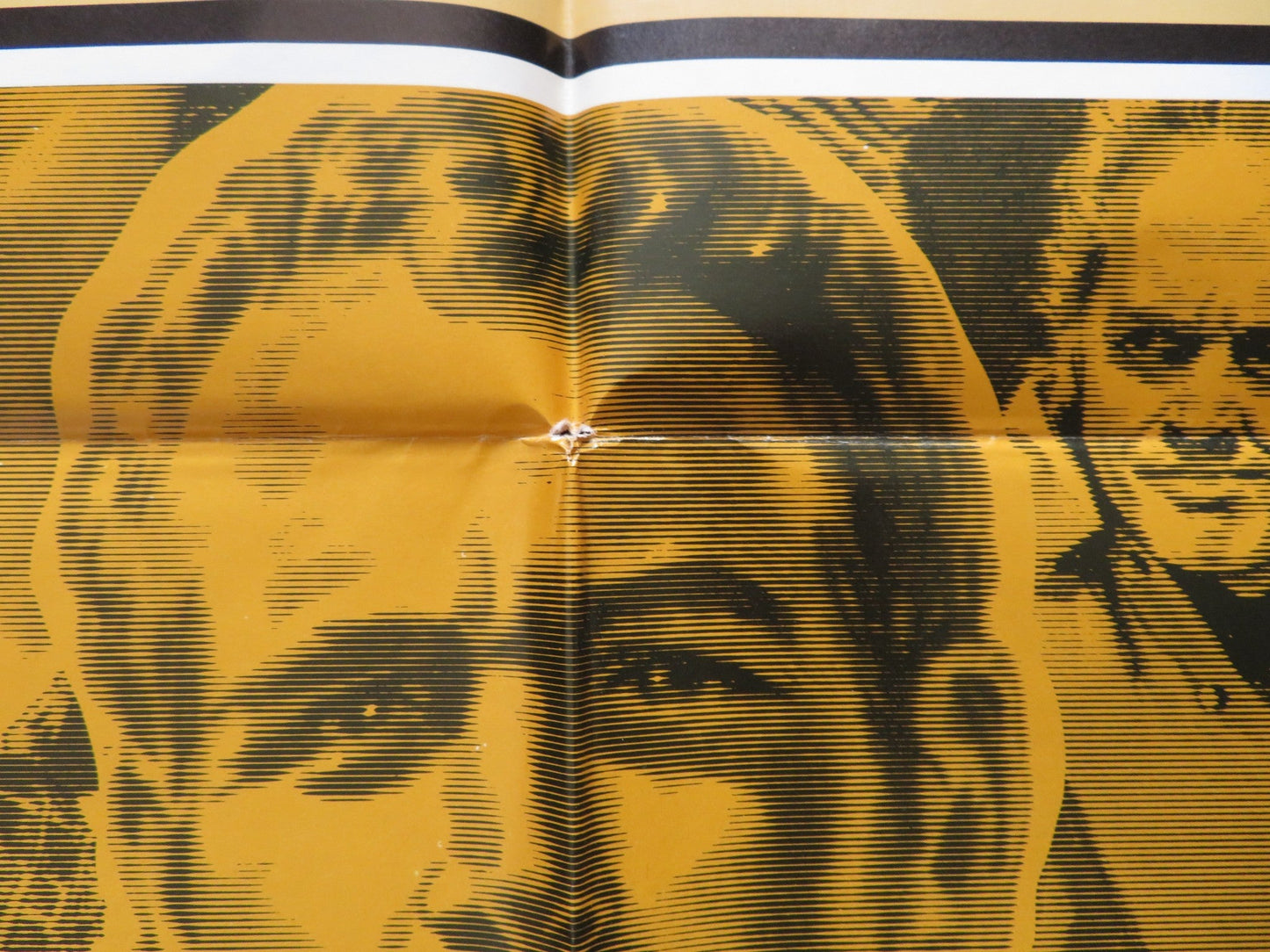 NEVER GIVE A INCH / WILLIE BOY COMBO FOLDED US ONE SHEET POSTER PAUL NEWMAN 1976 Rendezvous Cinema Movie posters