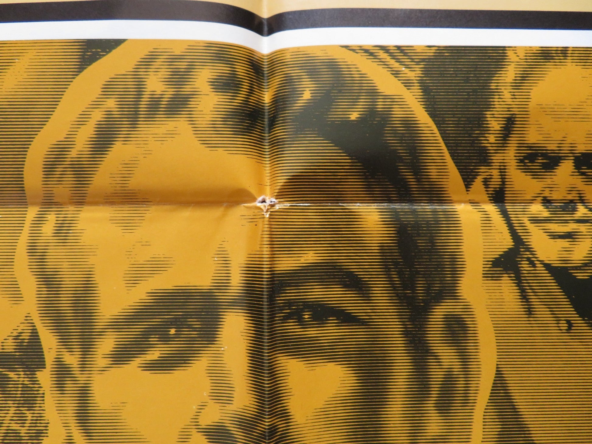 NEVER GIVE A INCH / WILLIE BOY COMBO FOLDED US ONE SHEET POSTER PAUL NEWMAN 1976 Rendezvous Cinema Movie posters