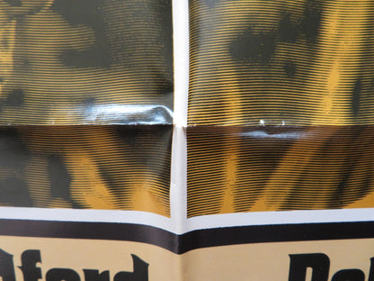 NEVER GIVE A INCH / WILLIE BOY COMBO FOLDED US ONE SHEET POSTER PAUL NEWMAN 1976 Rendezvous Cinema Movie posters