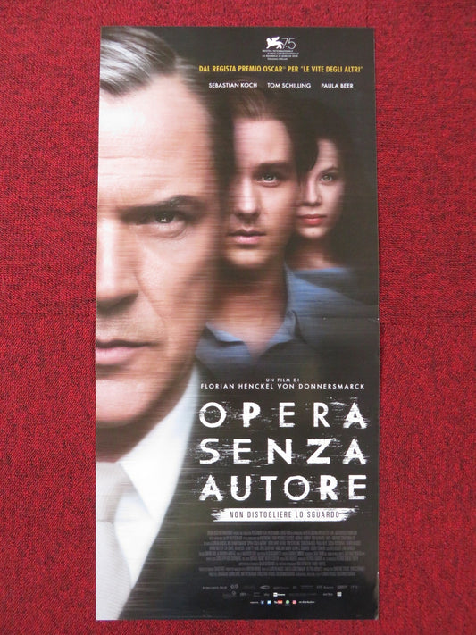 NEVER LOOK AWAY ITALIAN LOCANDINA POSTER SEBASTIAN KOCH TOM SCHILLING 2018 Rendezvous Cinema Movie posters