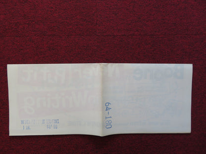 NEVER PUT IT IN WRITING FOLDED US ONE SHEET POSTER PAT BOONE 1964 Rendezvous Cinema Movie posters