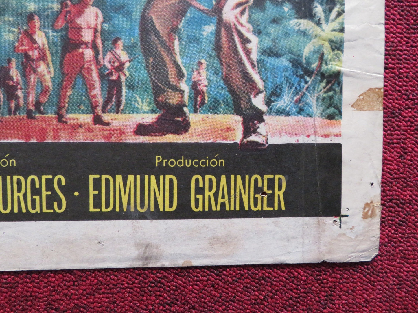 NEVER SO FEW SPANISH POSTER FRANK SINATRA GINA LOLLOBRIGIDA 1959 Rendezvous Cinema Movie posters