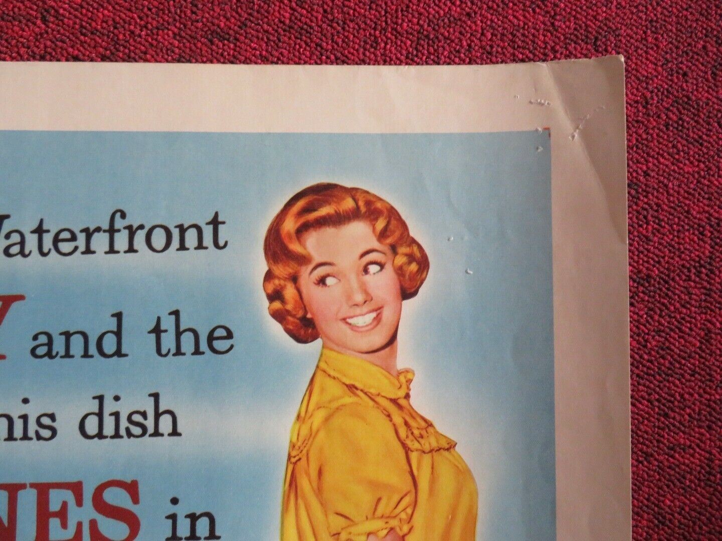 NEVER STEAL ANYTHING SMALL US HALF SHEET (22"x 28") POSTER JAMES CAGNEY 1959 - Rendezvous Cinema