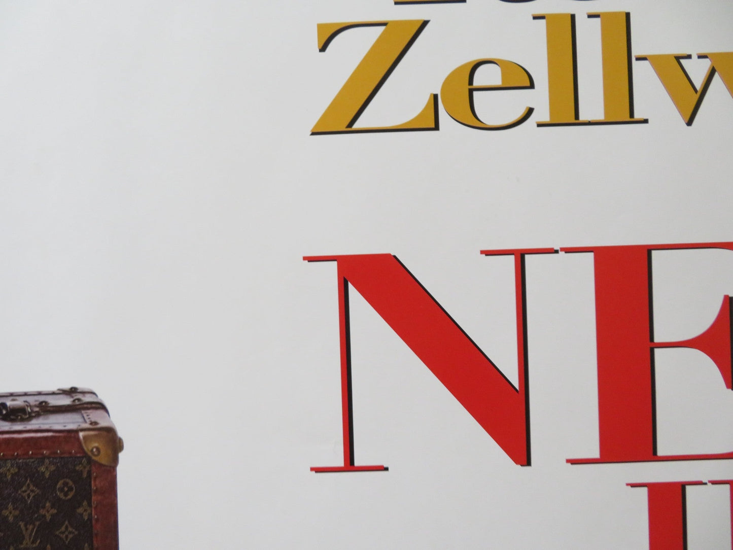 NEW IN TOWN UK QUAD (30"x 40") ROLLED POSTER RENEE ZELLWEGER H. CONNICK JR. 2009 Rendezvous Cinema Movie posters