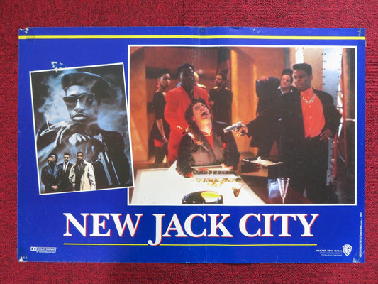 NEW JACK CITY ITALIAN FOTOBUSTA POSTER WESLEY SNIPES ICE - T 1991 Rendezvous Cinema Movie posters