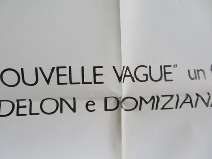 NEW WAVE ITALIAN 2 FOGLIO POSTER ALAIN DELON DOMIZIANA GIORDANO 1990 Rendezvous Cinema Movie posters