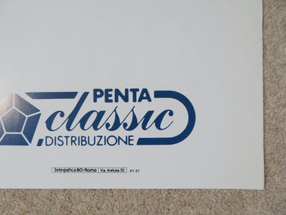 NEW WAVE ITALIAN 2 FOGLIO POSTER ALAIN DELON DOMIZIANA GIORDANO 1990 Rendezvous Cinema Movie posters