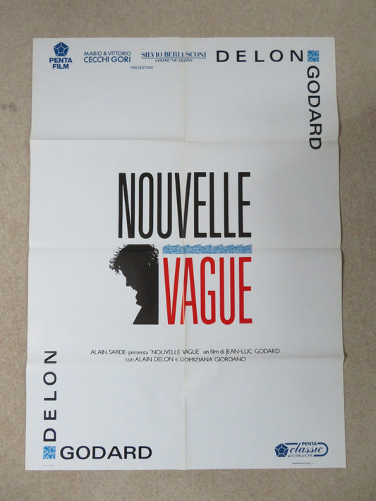 NEW WAVE ITALIAN 2 FOGLIO POSTER ALAIN DELON DOMIZIANA GIORDANO 1990 Rendezvous Cinema Movie posters