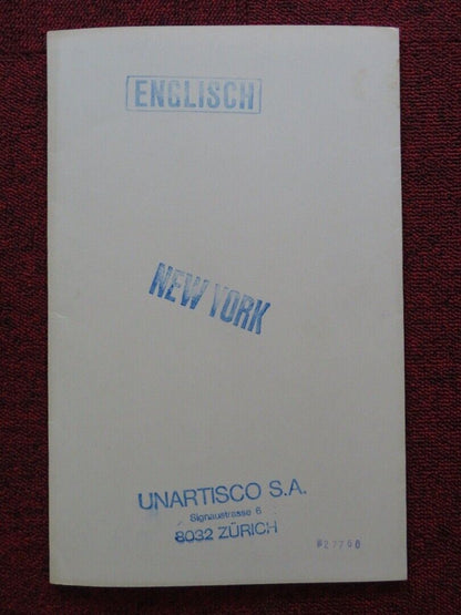 NEW YORK, NEW YORK FOLDED US INSERT (14"x 36") POSTER LIZA MINNELLI DE NIRO '77 - Rendezvous Cinema