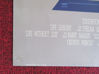 NEW YORK STORIES FOLDED US ONE SHEET POSTER WOODY ALLEN MIA FARROW 1989 Rendezvous Cinema Movie posters