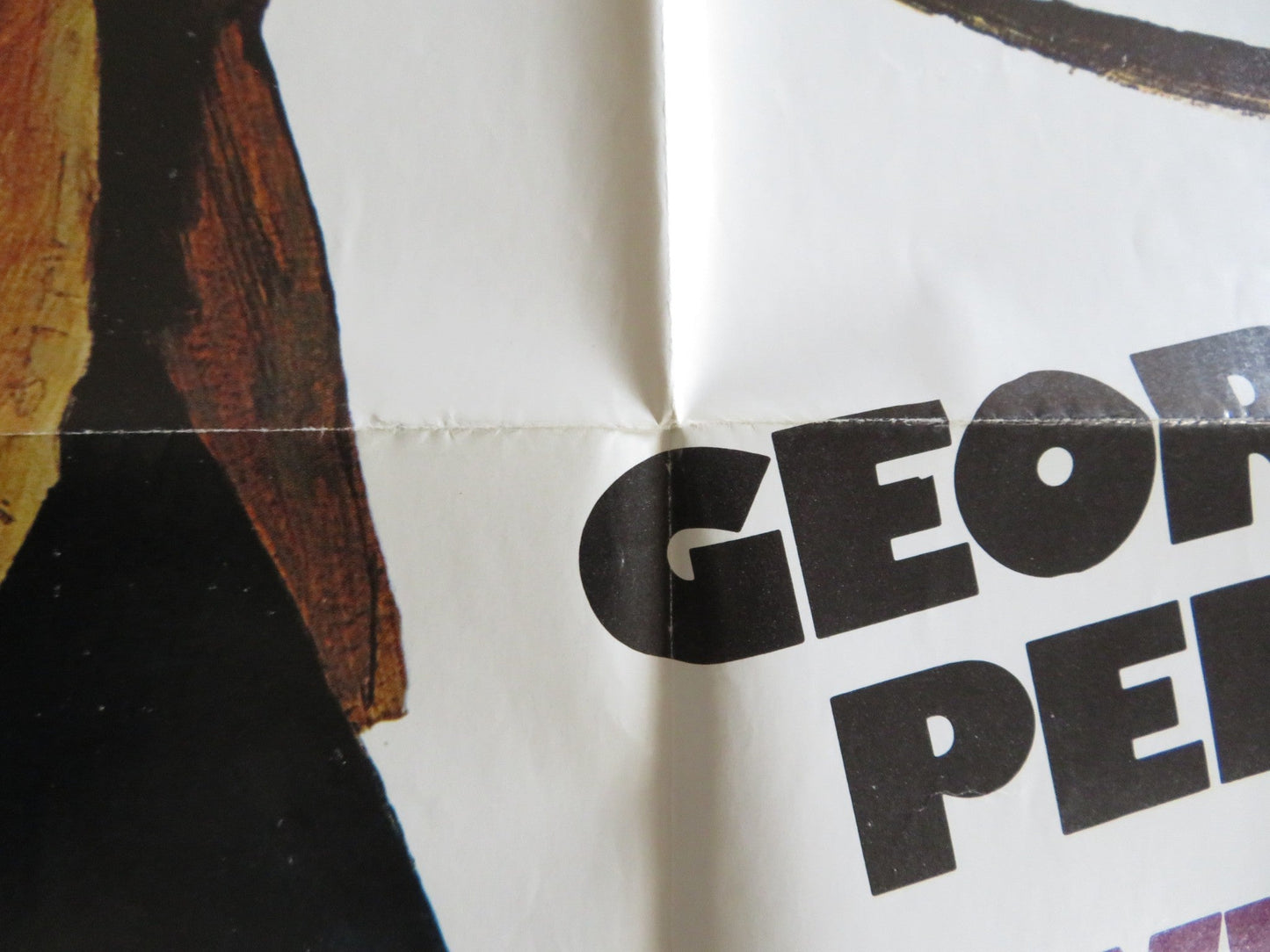 NEWMAN'S LAW FOLDED US ONE SHEET POSTER GEORGE PEPPARD ROGER ROBINSON 1974 Rendezvous Cinema Movie posters