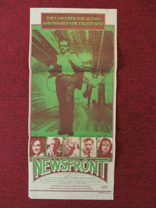 NEWSFRONT FOLDED AUSTRALIAN DAYBILL POSTER Bill Hunter Wendy Hughes 1978 Movie posters