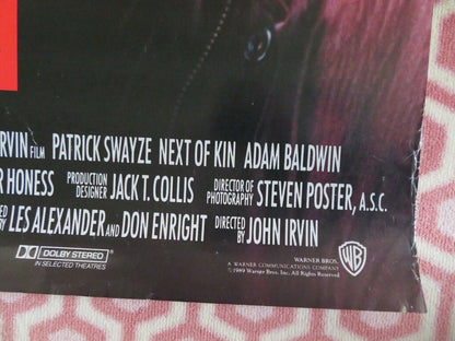 NEXT OF KIN ONE SHEET ROLLED POSTER PATRICK SWAYZE 1989 Movie posters