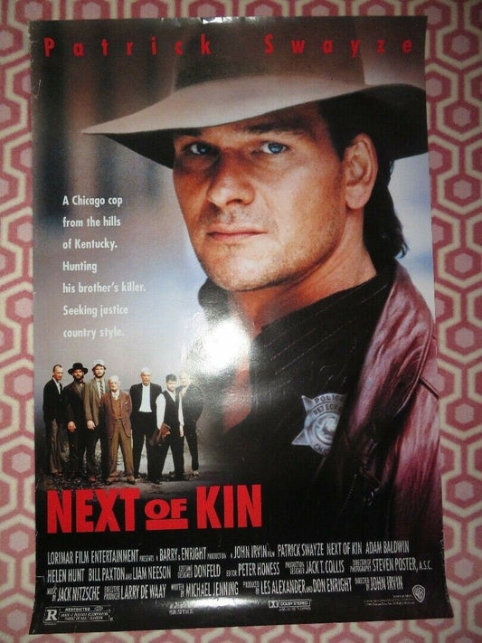 NEXT OF KIN ONE SHEET ROLLED POSTER PATRICK SWAYZE 1989 Movie posters