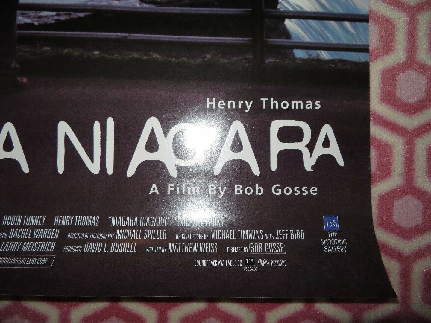 NIAGARA NIAGARA US ONE SHEET ROLLED POSTER ROBIN TUNNEY HENRY THOMAS Movie posters