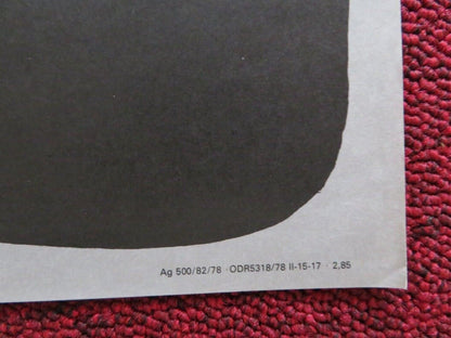 NICHT HINAUSLEHNEN GERMAN A1 (33"x 23") POSTER IVO GREGUREVIC 1977 - Rendezvous Cinema