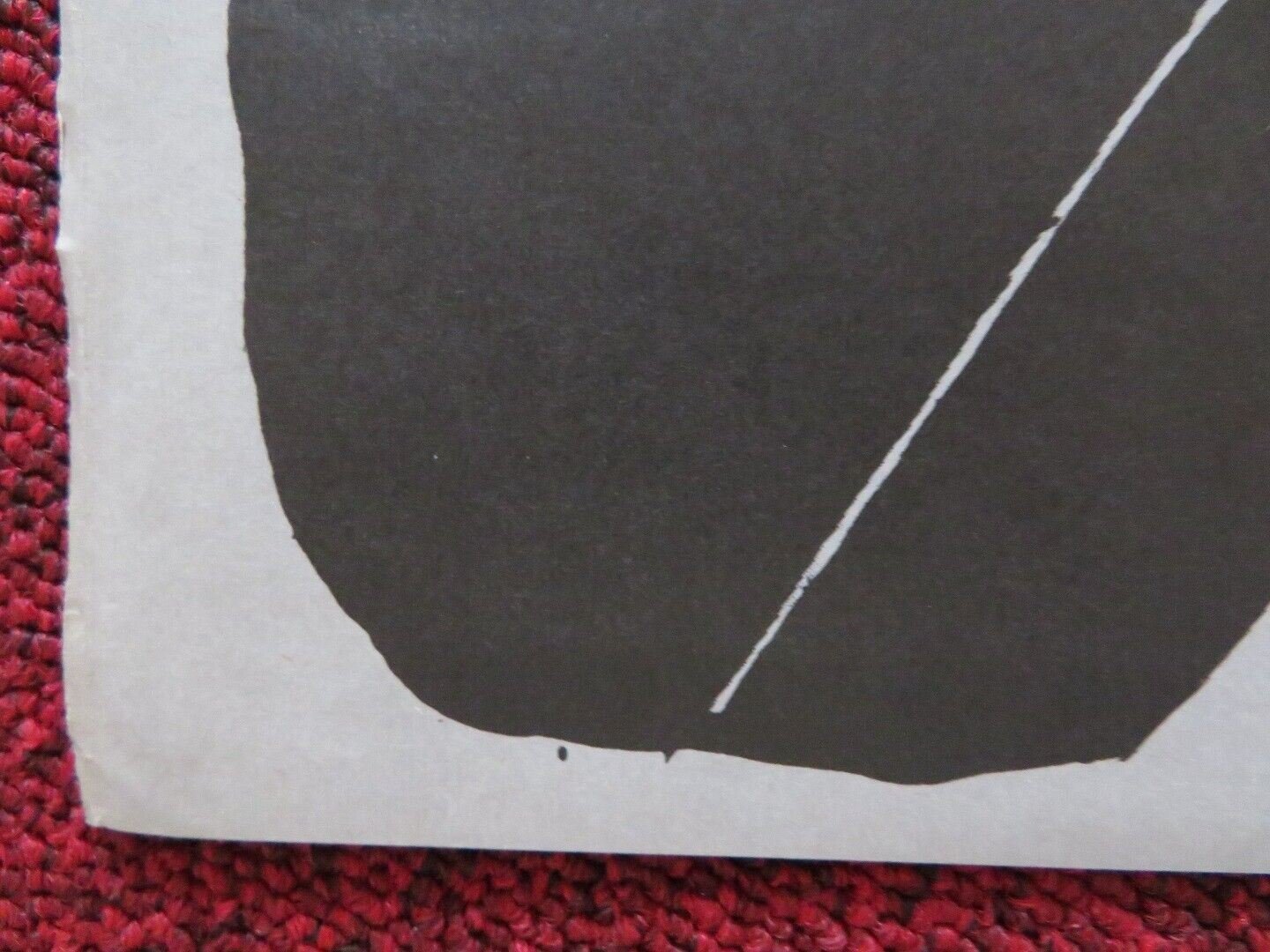 NICHT HINAUSLEHNEN GERMAN A1 (33"x 23") POSTER IVO GREGUREVIC 1977 - Rendezvous Cinema