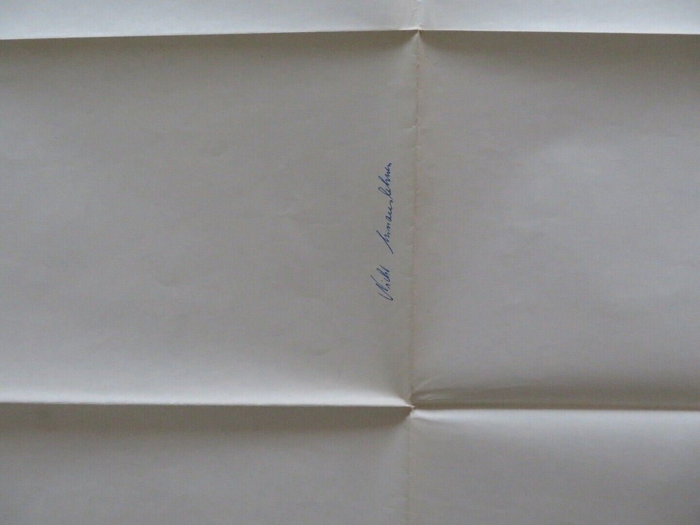 NICHT HINAUSLEHNEN GERMAN A1 (33"x 23") POSTER IVO GREGUREVIC 1977 - Rendezvous Cinema