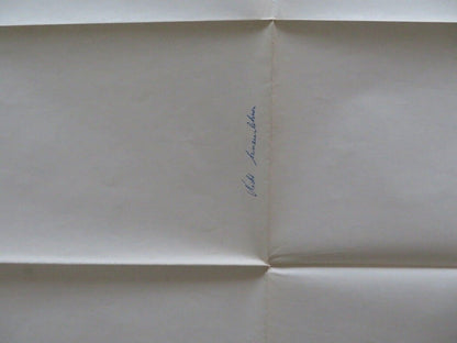 NICHT HINAUSLEHNEN GERMAN A1 (33"x 23") POSTER IVO GREGUREVIC 1977 - Rendezvous Cinema