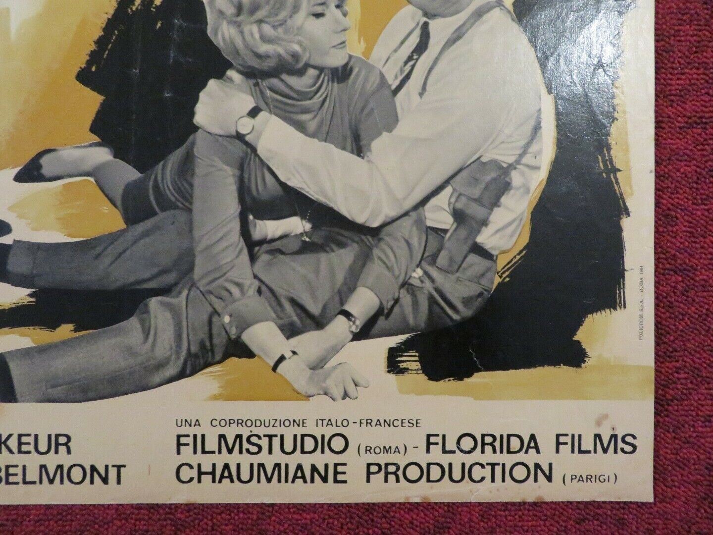 NICK CARTER NON PERDONA / LICENSE TO KILL ITALIAN FOTOBUSTA POSTER 1964 Movie posters