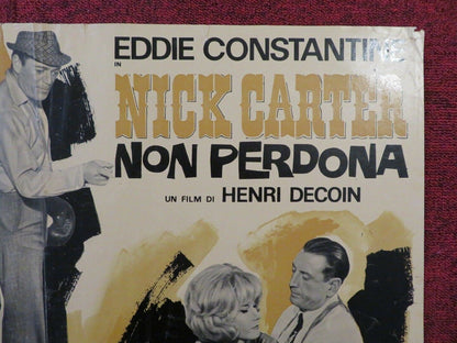 NICK CARTER NON PERDONA / LICENSE TO KILL ITALIAN FOTOBUSTA POSTER 1964 Movie posters