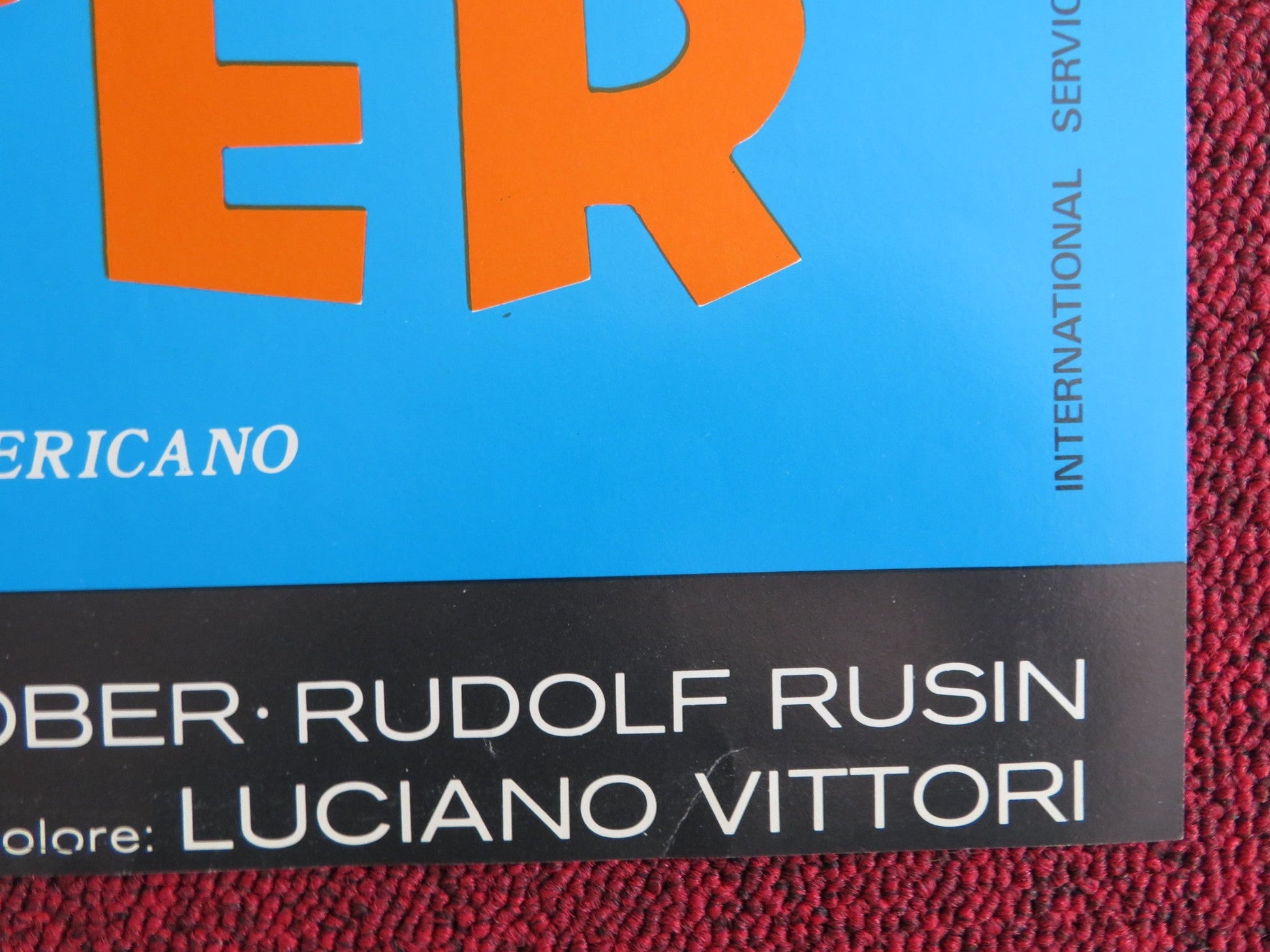 NICK CARTER QUEL PAZZO DETECTIVE AMERICANO - A ITALIAN FOTOBUSTA POSTER 1978 Rendezvous Cinema Movie posters