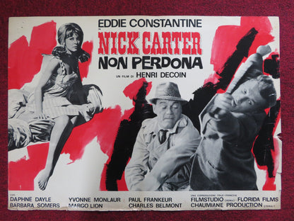 NICKCATER NON PERDONA / LICENSE TO KILL ITALIAN FOTOBUSTA POSTER 1964 Rendezvous Cinema Movie posters
