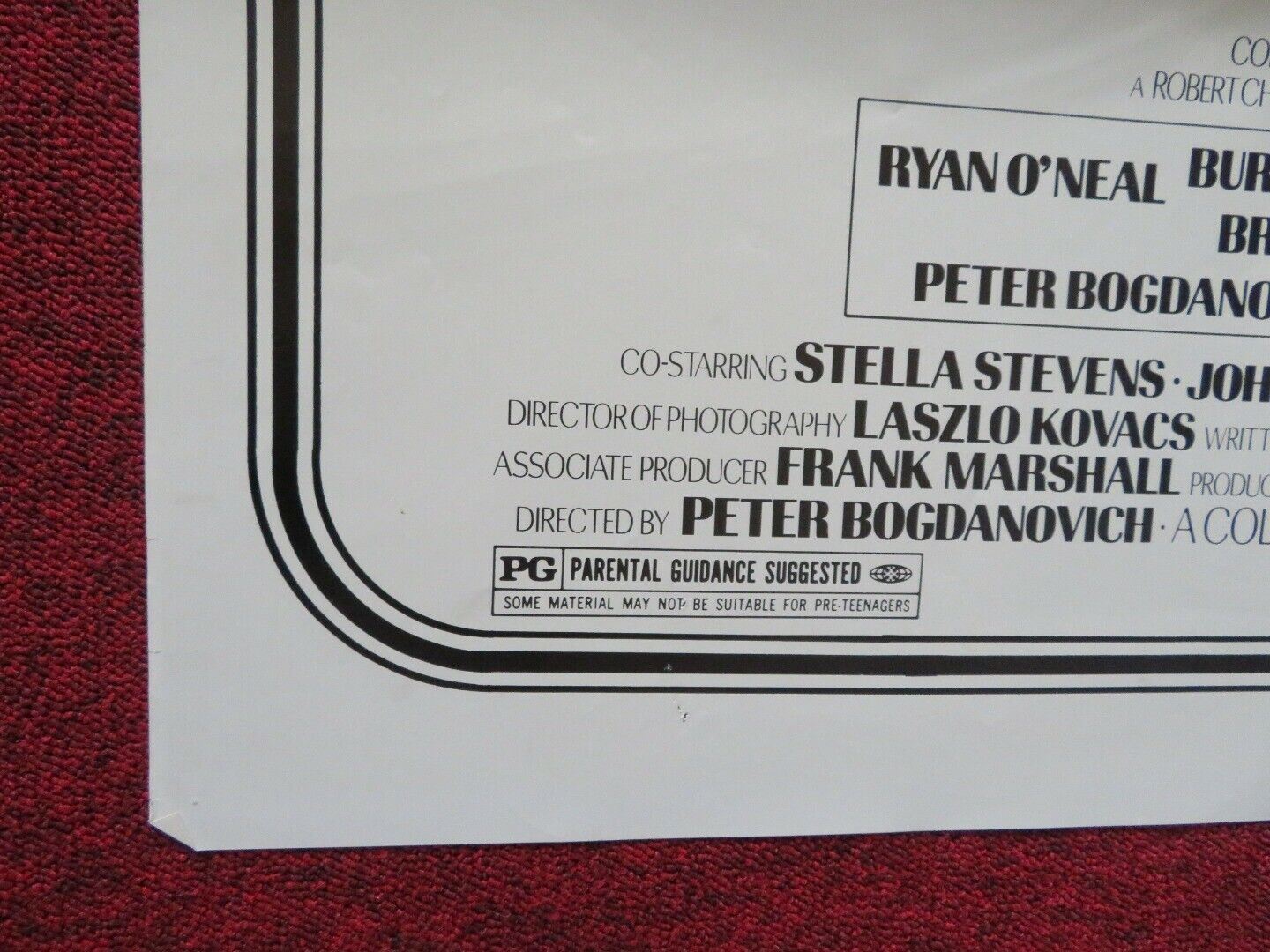 NICKELODEON FOLDED US ONE SHEET POSTER BRIAN KEITH BURT REYNOLDS 1976 - Rendezvous Cinema