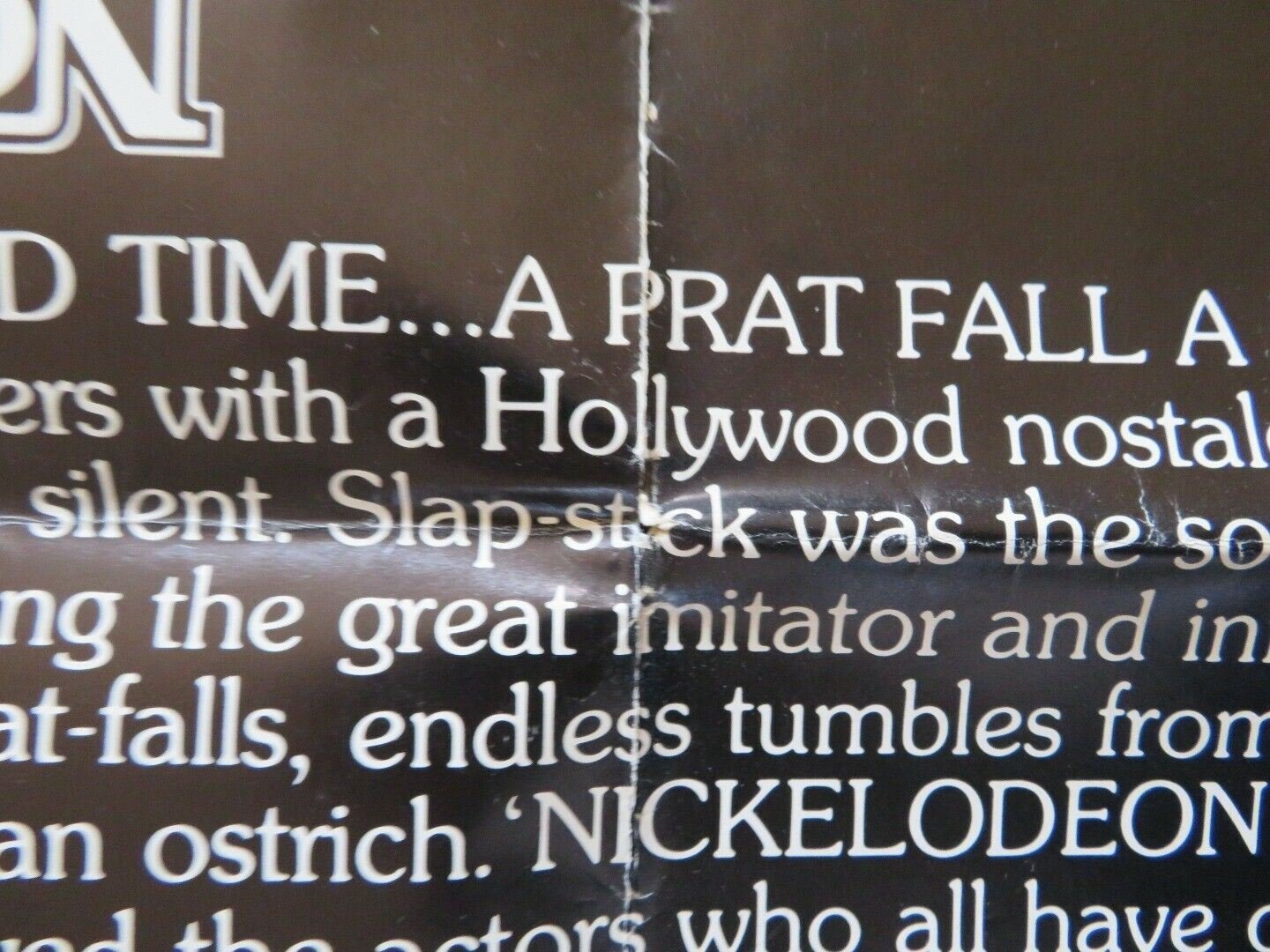 NICKELODEON FOLDED US ONE SHEET POSTER BRIAN KEITH BURT REYNOLDS 1976 - Rendezvous Cinema